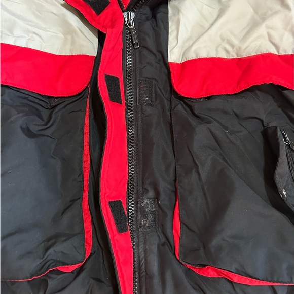 Vtg Yamaha Snowmobiles Jacket Ladies Sz XL Full Zip Insulated Red  Black - Picture 7 of 13